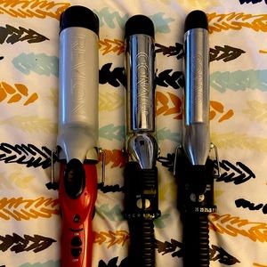 Beach waves for days! Trio of curling irons